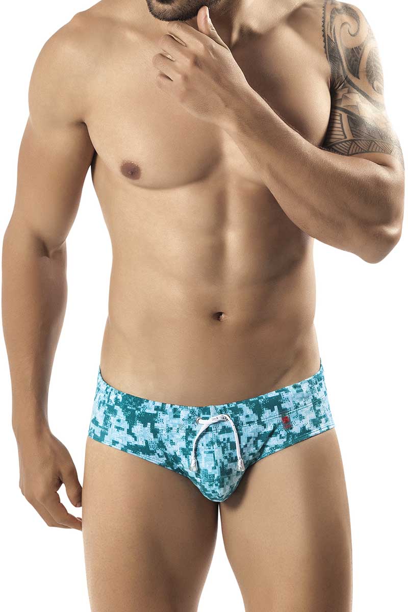 Clever Green Laguna Swim Brief