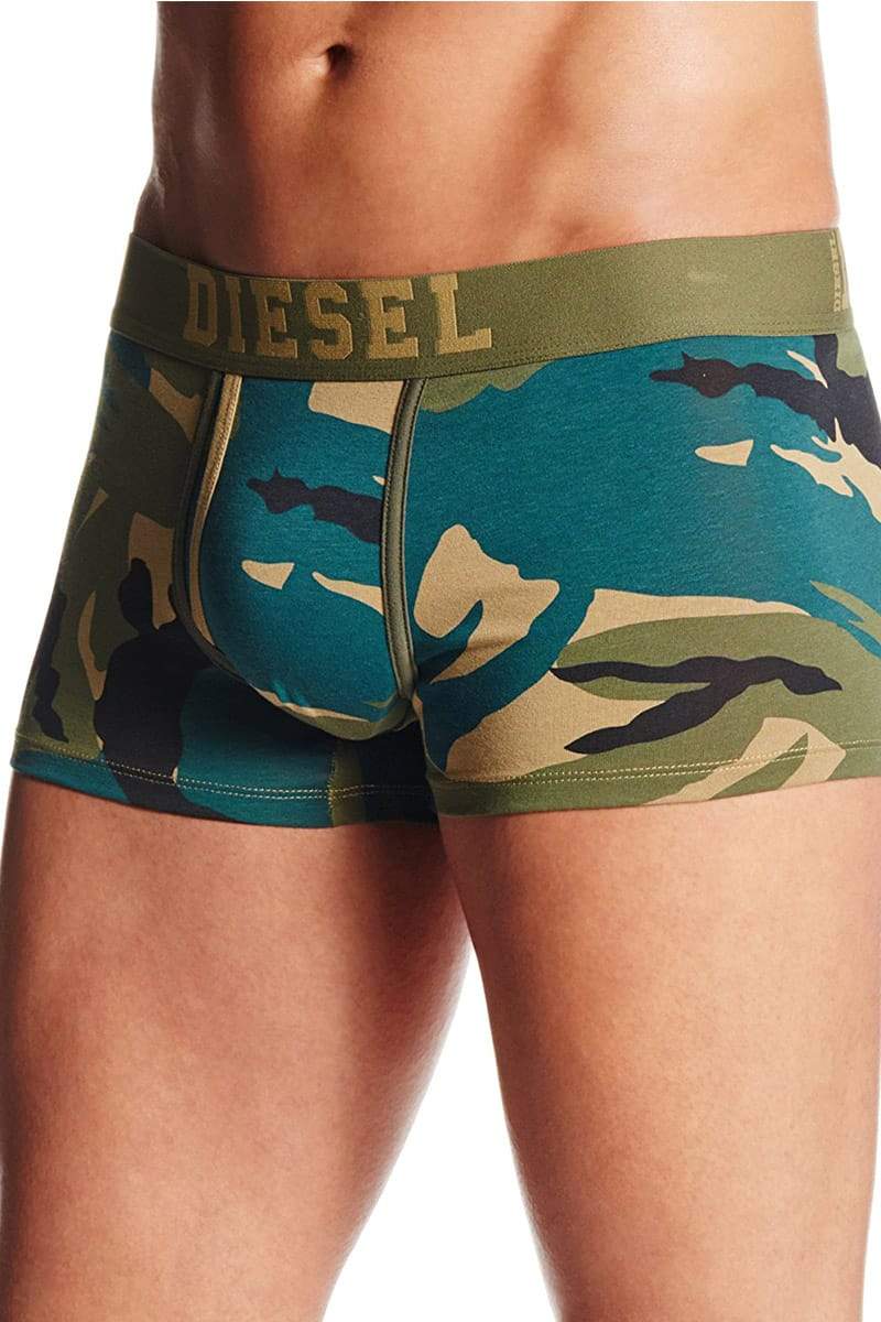 Diesel Green Camo Semaji Boxer Brief