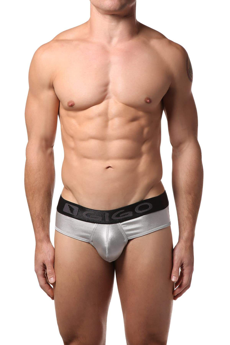 Gigo Silver Mirror Jock-Brief