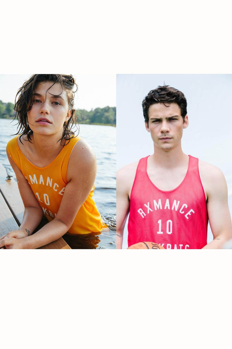Rxmance Unisex Yellow Muskrats Basket Ball Mesh Tank