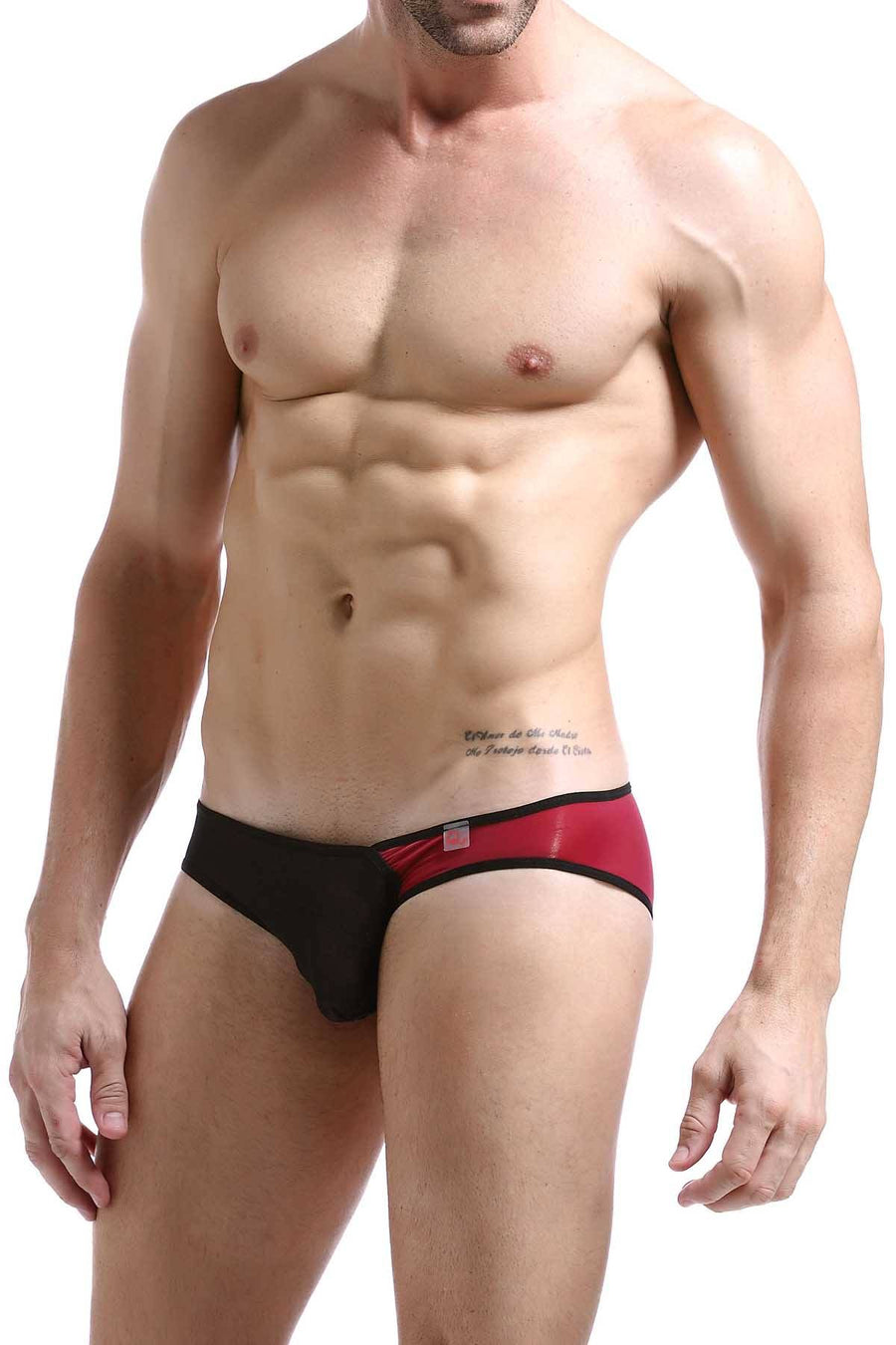 PetitQ Black/Red Target Bikini