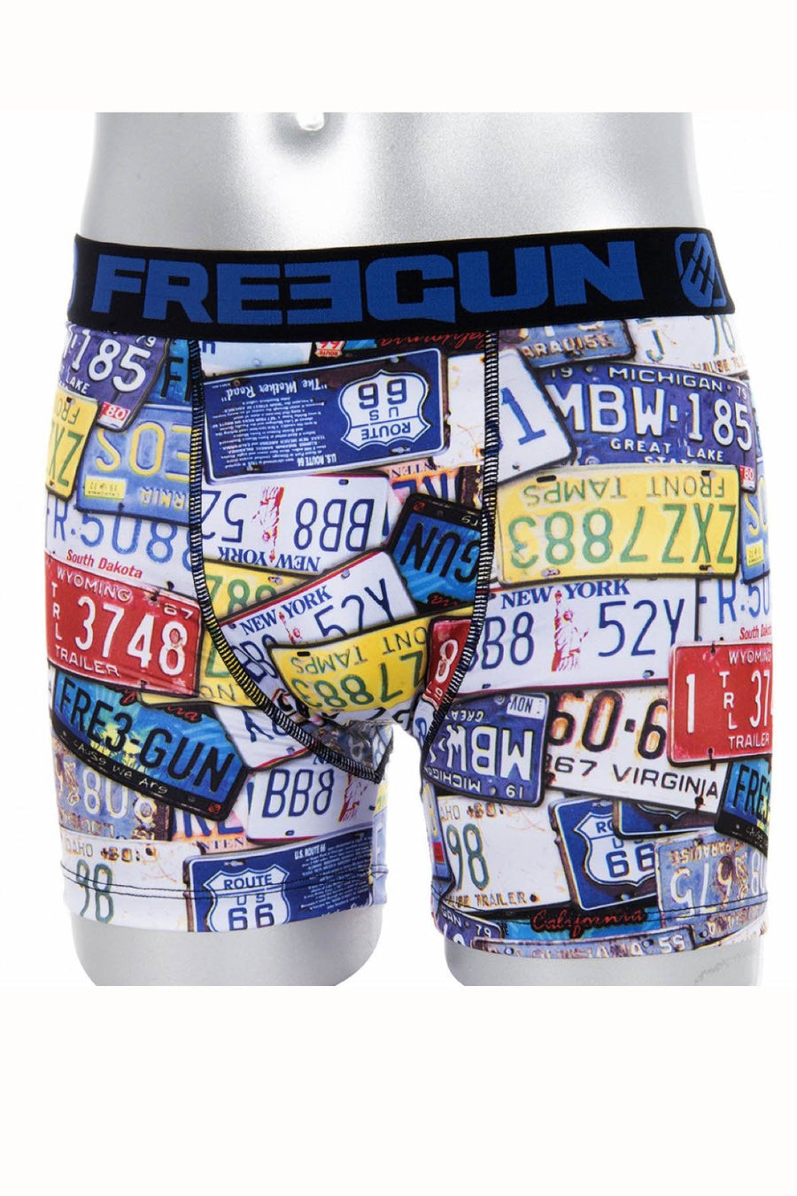 Freegun Highway License Plate Boxer Brief