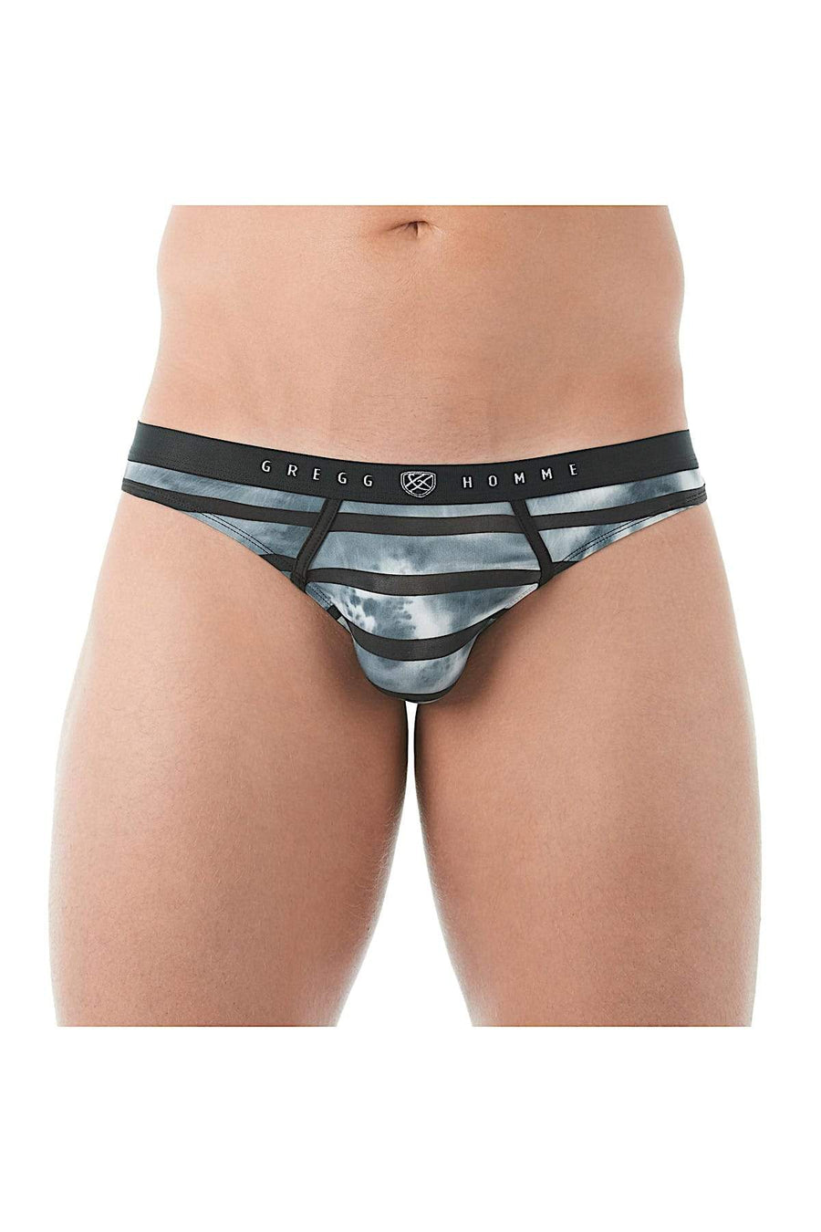 Gregg Homme Stripe Wanted Mesh Thong