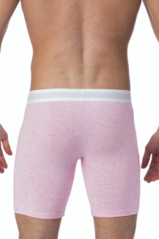 WOOD Pink Heather Biker Brief