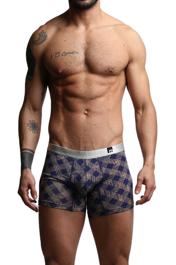 2-Pack Mosmann Orange Plaid & Black Boxer Briefs