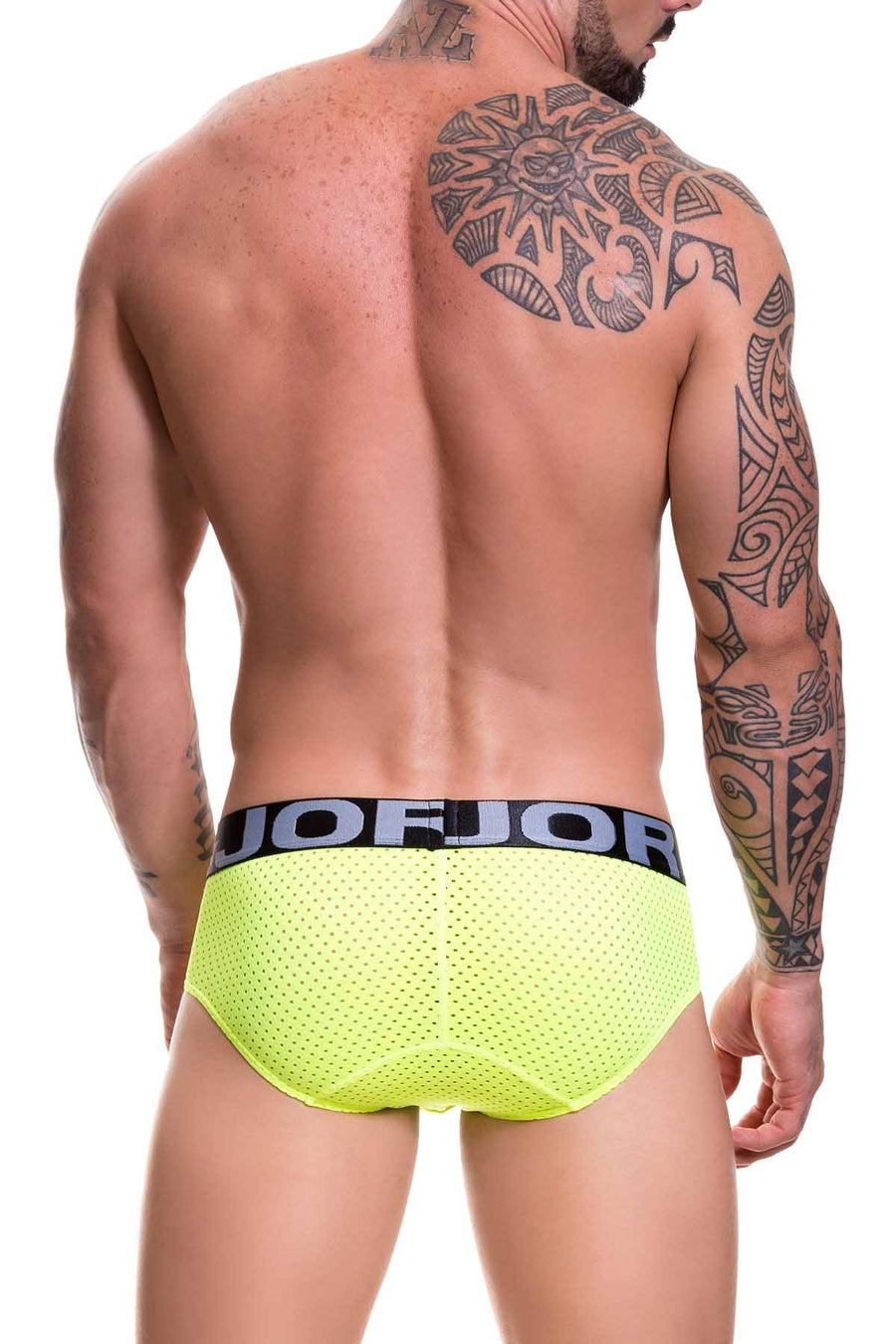Jor Neon-Yellow/Black Cronos Brief