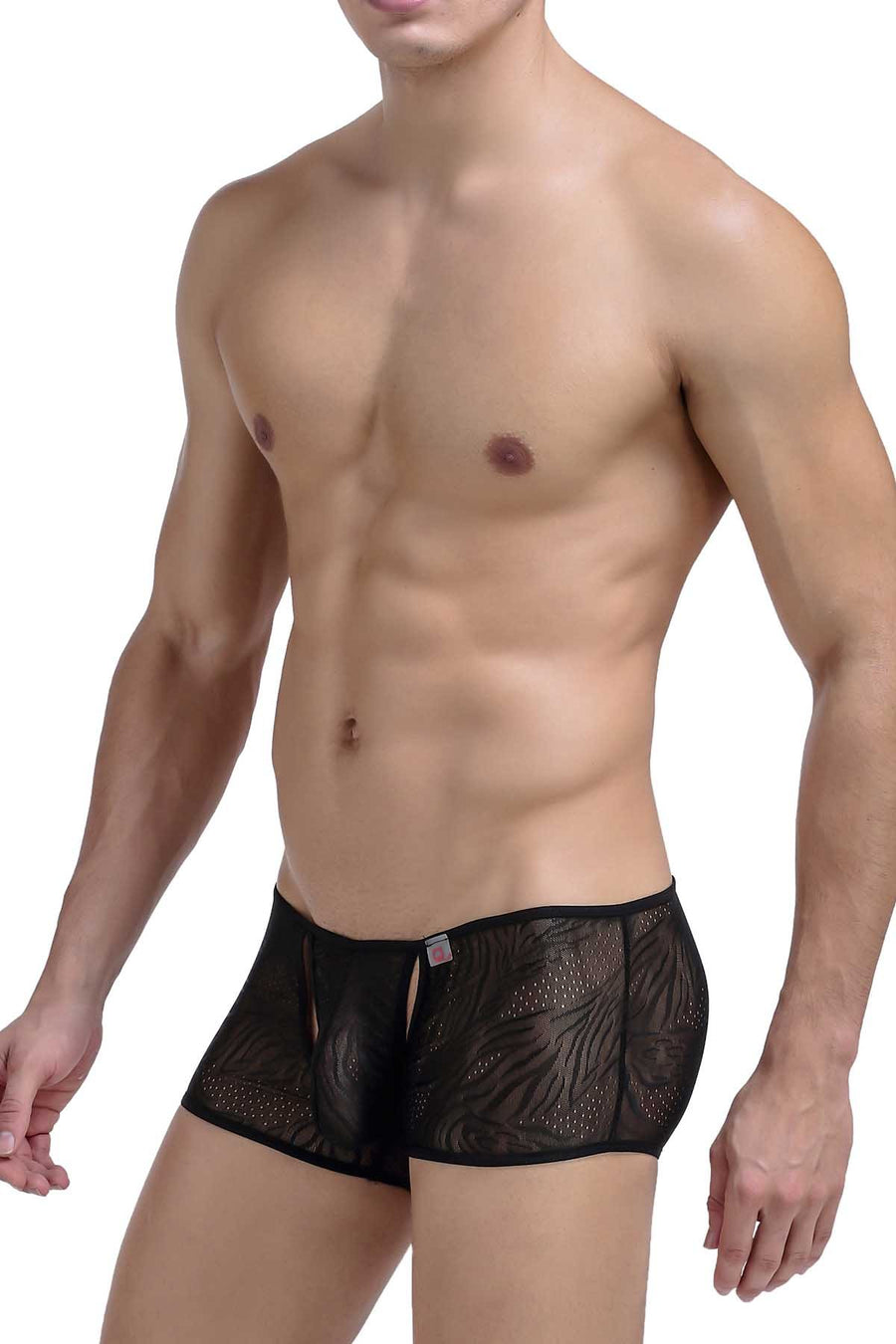 PetitQ Black Savanah Boxer Brief