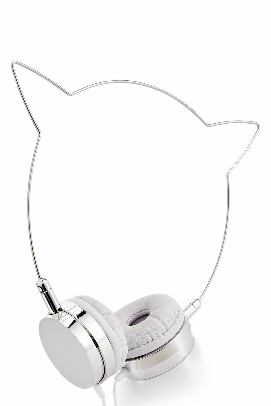 Skinnydip London Silver Kitty Headphones