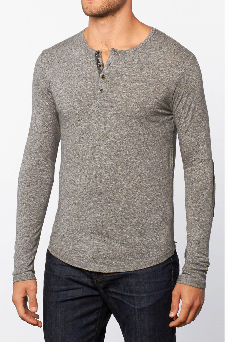 Cohesive & Co. Cebu Camo Long Sleeve Henley