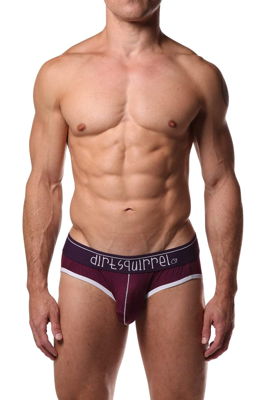 Dirt Squirrel Purple Mesh Jockstrap