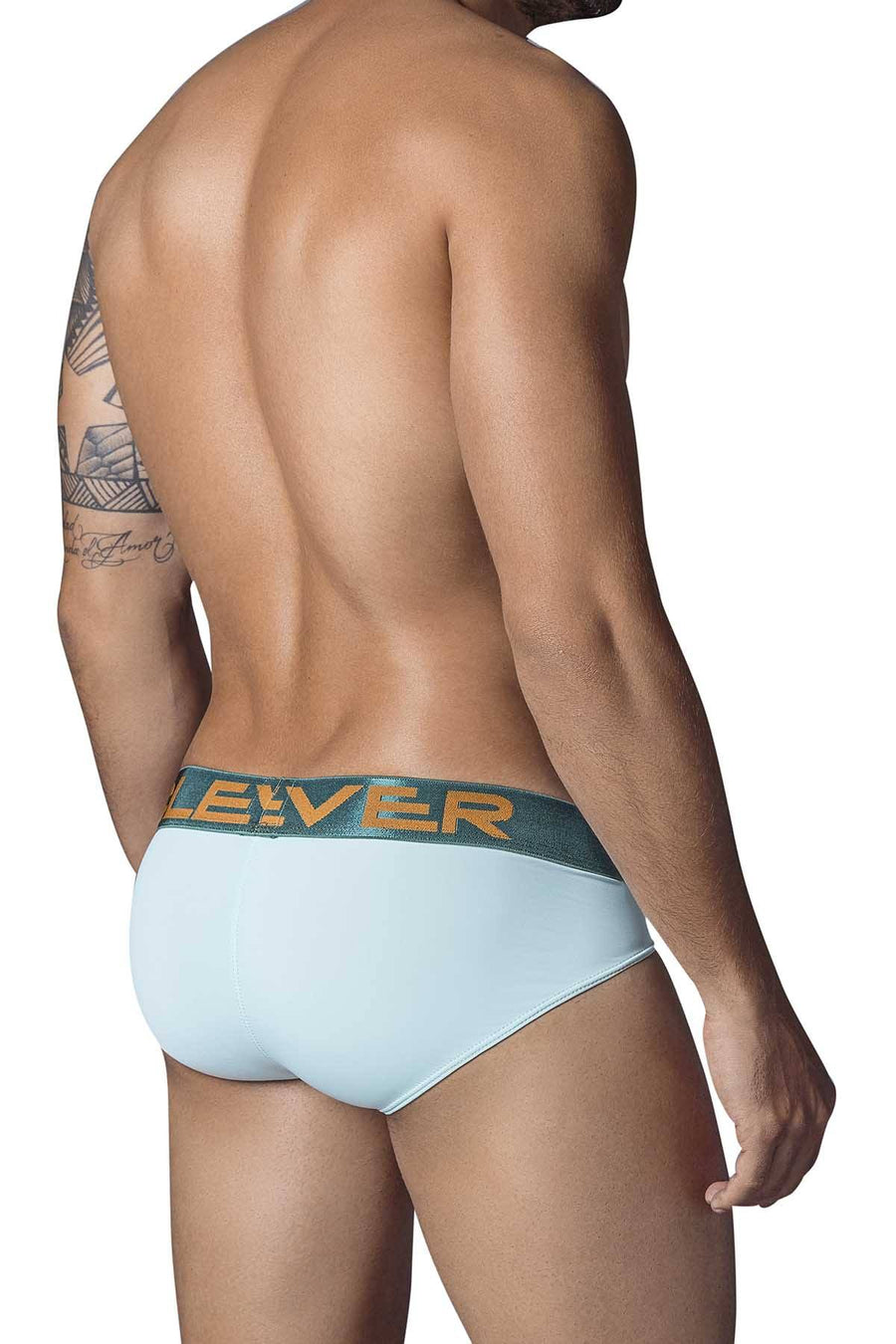 Clever Mint-Green Navy Latin Brief
