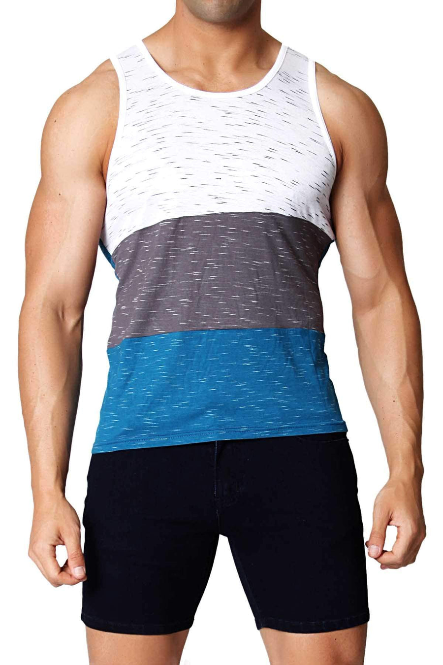 Timoteo Grey & Turquoise Morro Bay Tank