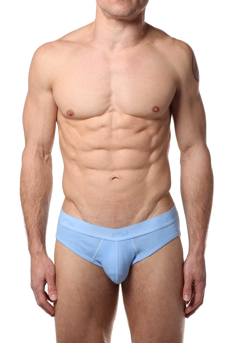 2(X)IST Blue/Green/L.Blue Essential No-Show Brief - 3 PACK