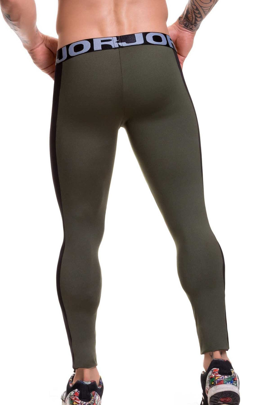 Jor Army-Green Athletic Runner Pant
