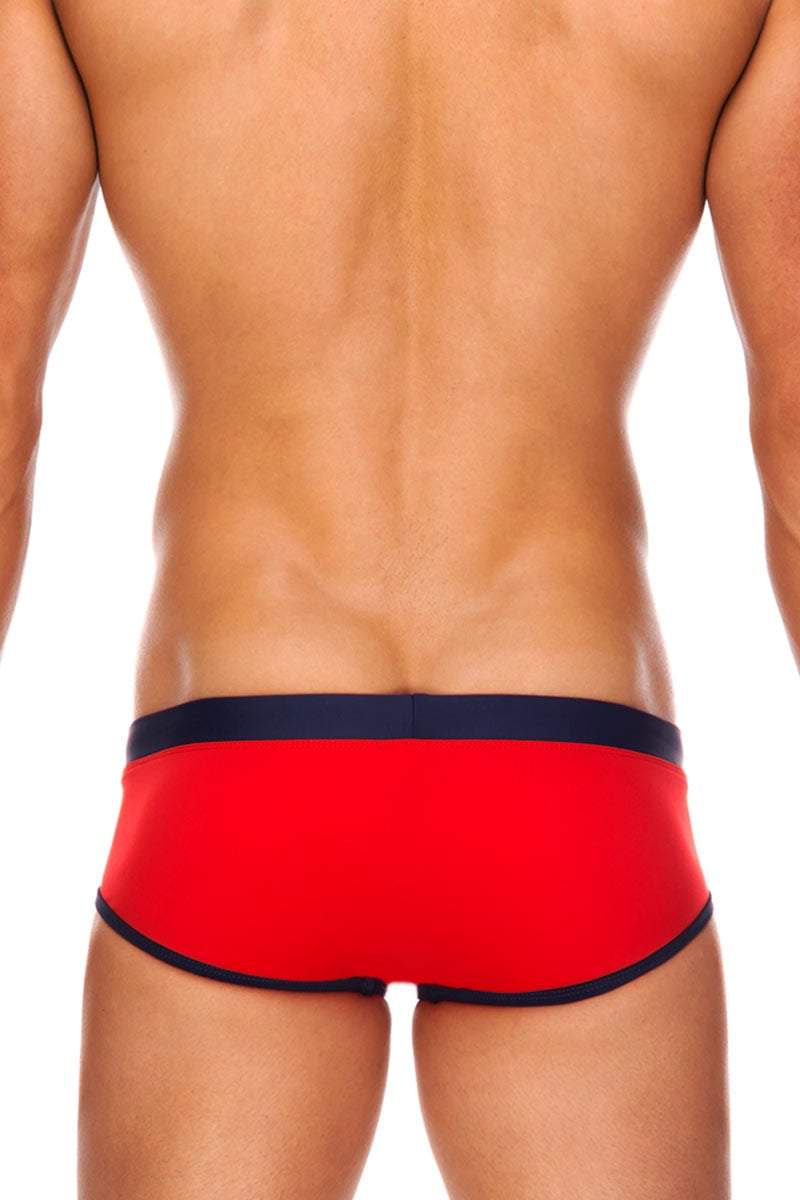 Tribe Red & Navy Atlantic Swim Boy Brief