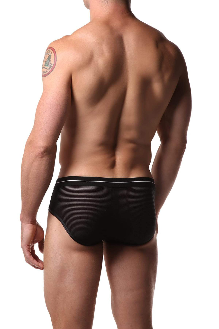 Cocksox Black Sheer Sport Brief