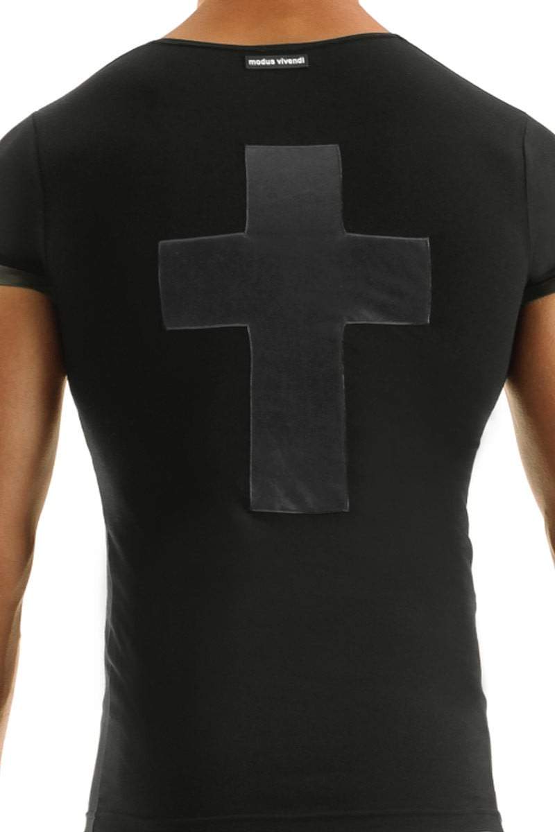 Modus Vivendi Black Hieratic Cross Tee