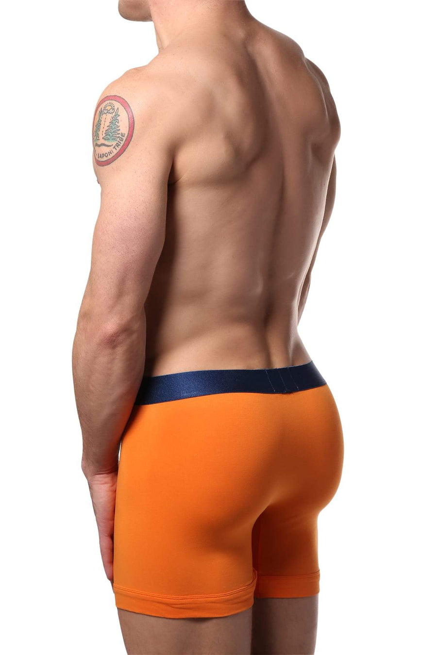 2(X)IST Orange & Blue Electric Cotton Boxer Brief