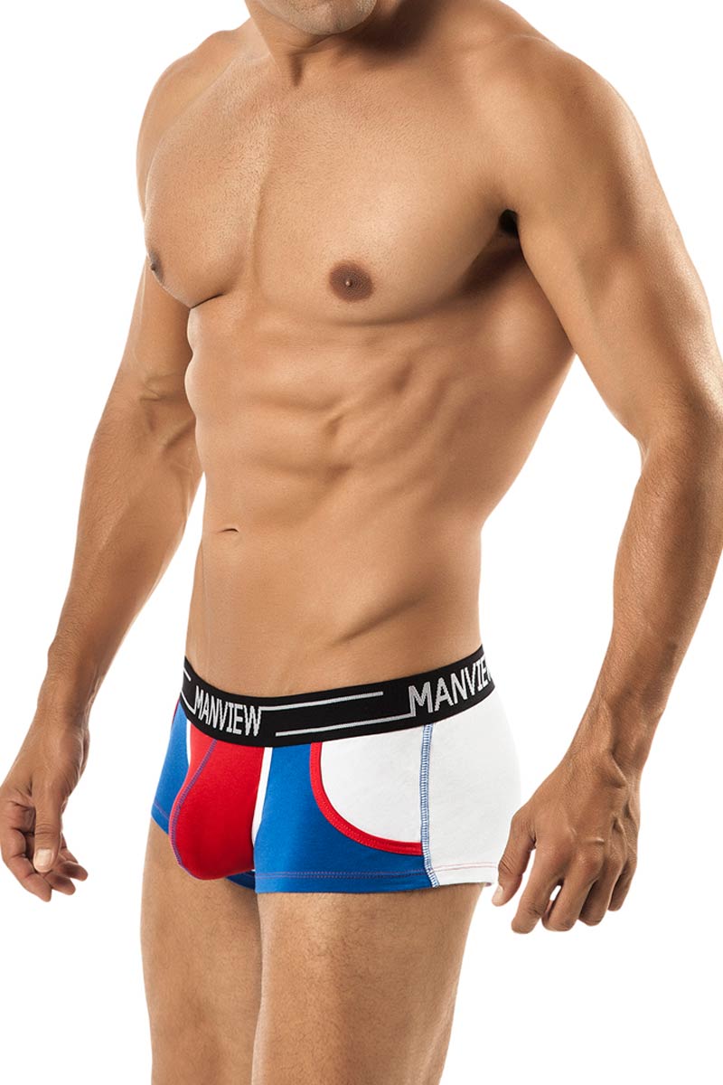 Manview White Stretch Cotton Spalding Boxer