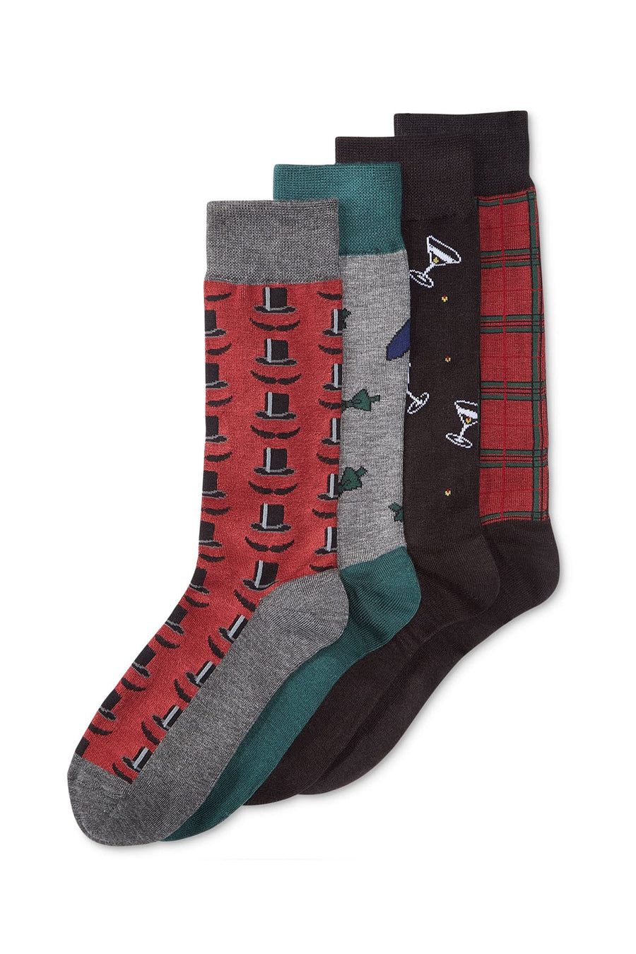 Club Room 4-Pk. Gentleman Pattern Assorted Socks