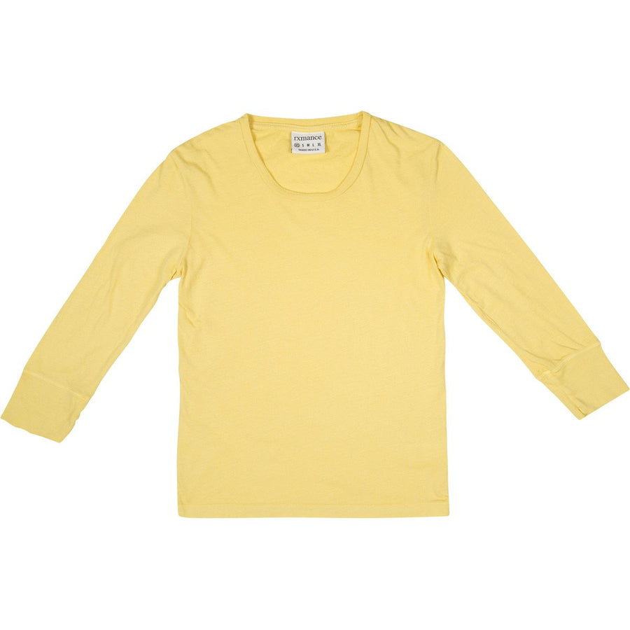 Rxmance Sunny Yellow 3/4 Sleeve Lounge Tee