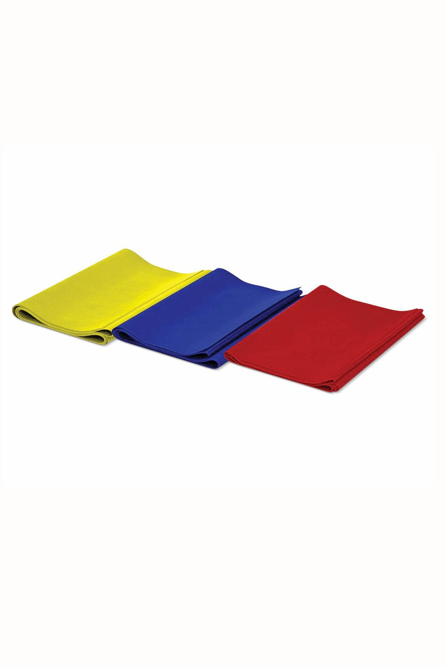 TKO Set Of 3 Flat Resistance Bands (Light, Medium, Heavy) Latex Free
