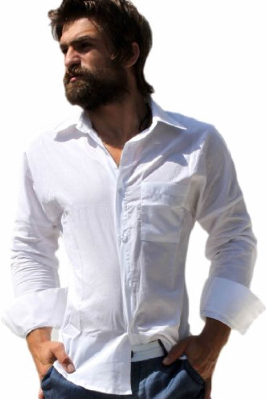 Rufskin White Izumi Dress Shirt