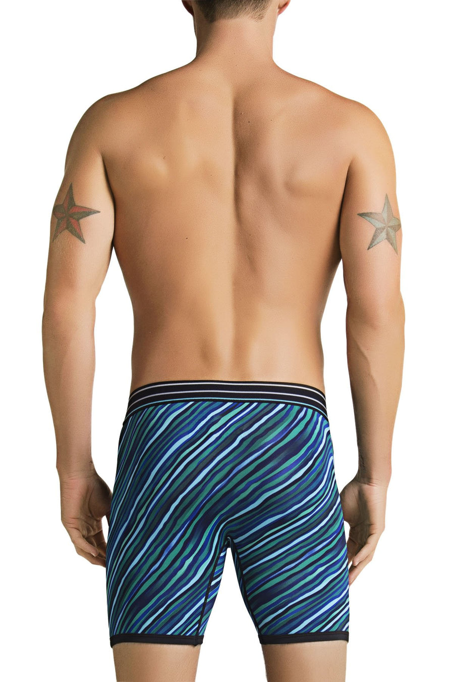 Balanced Tech Blue & Black Performance Boxer Brief