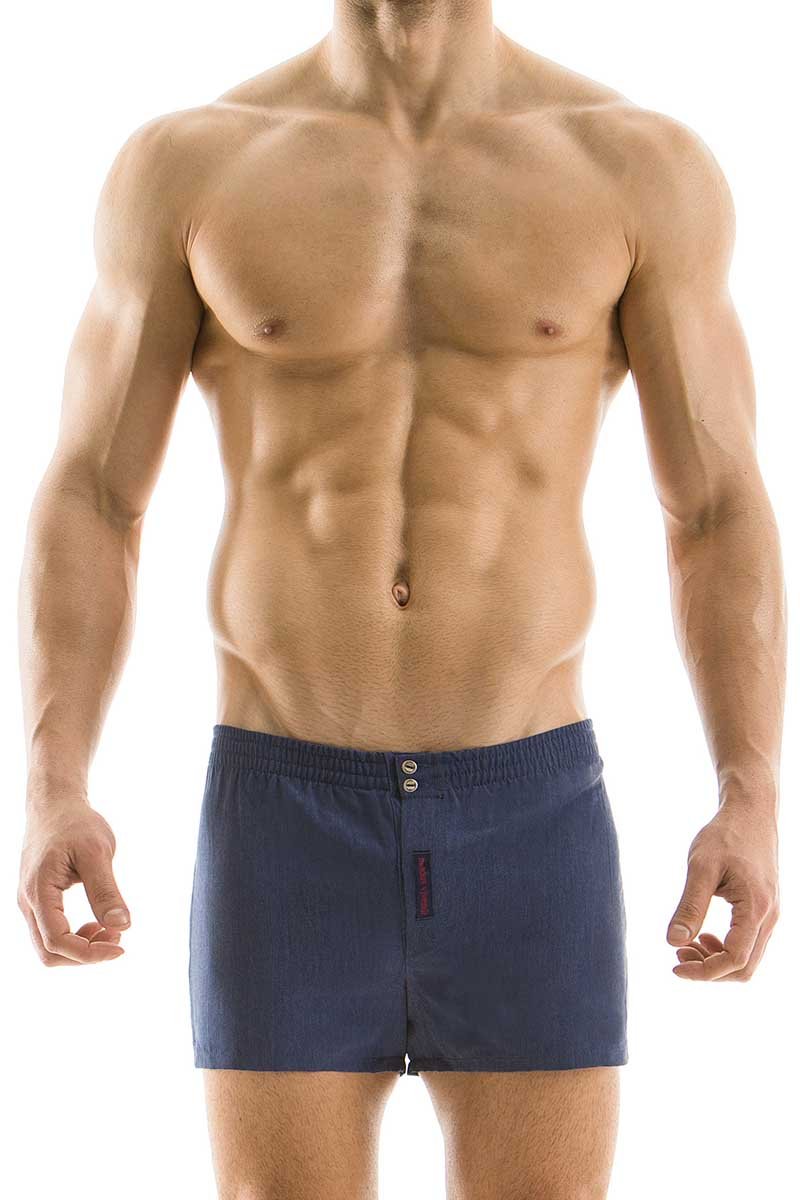 Modus Vivendi Blue Plain Loose Fit Boxer