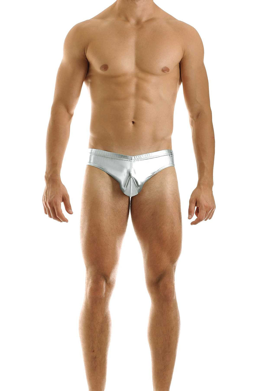 Modus Vivendi Silver Metallic Heart Brief