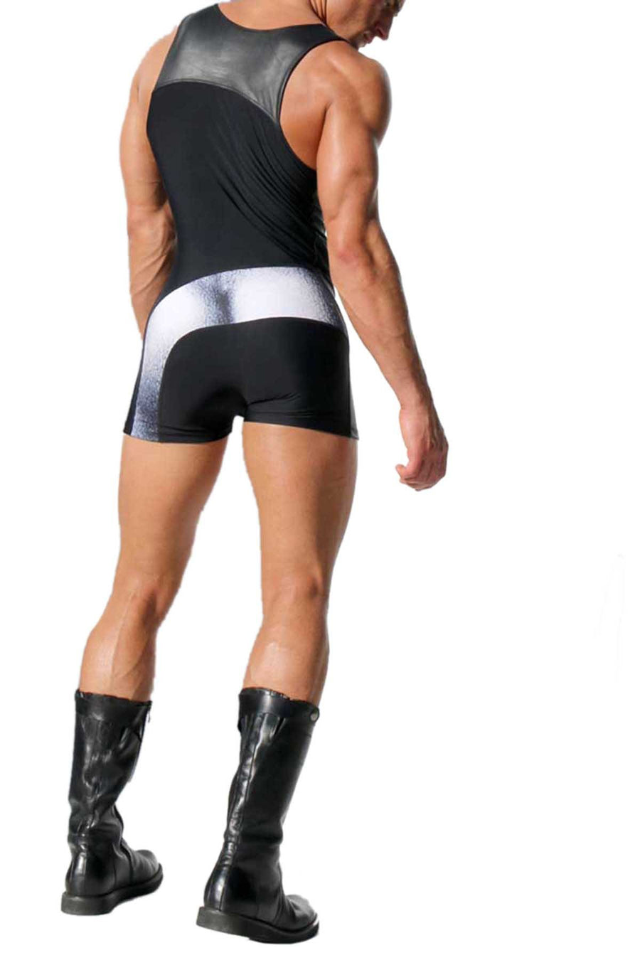 Rufskin Black Tom of Finland Toby Butt Print Singlet