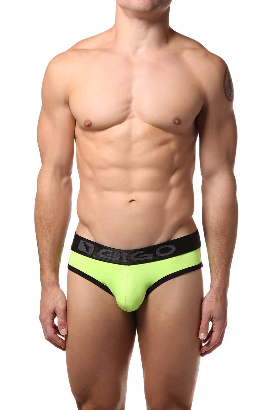 Gigo Pattern Yellow Jock-Brief