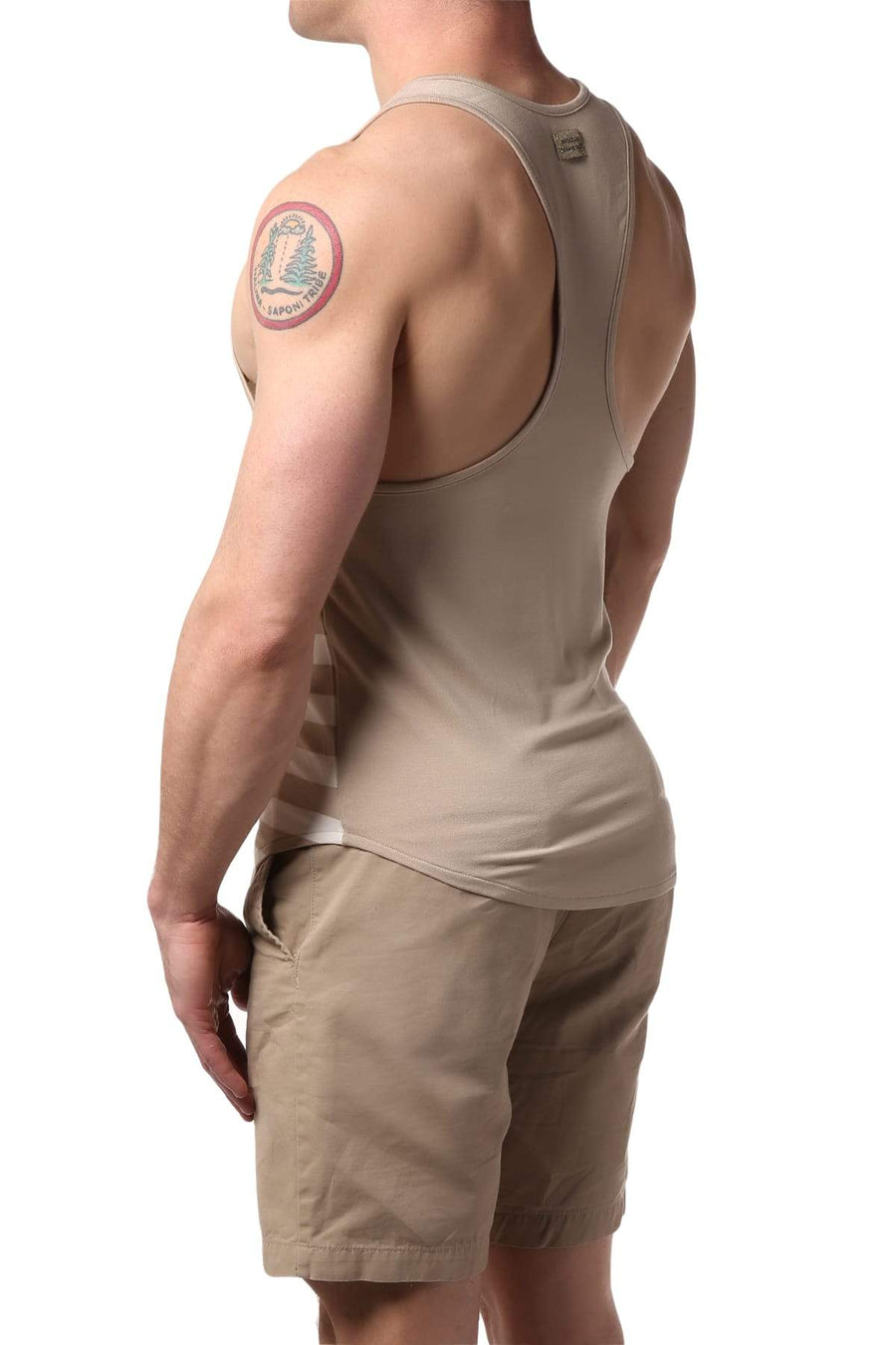 Modus Vivendi Sand Wide-Line Tank Top