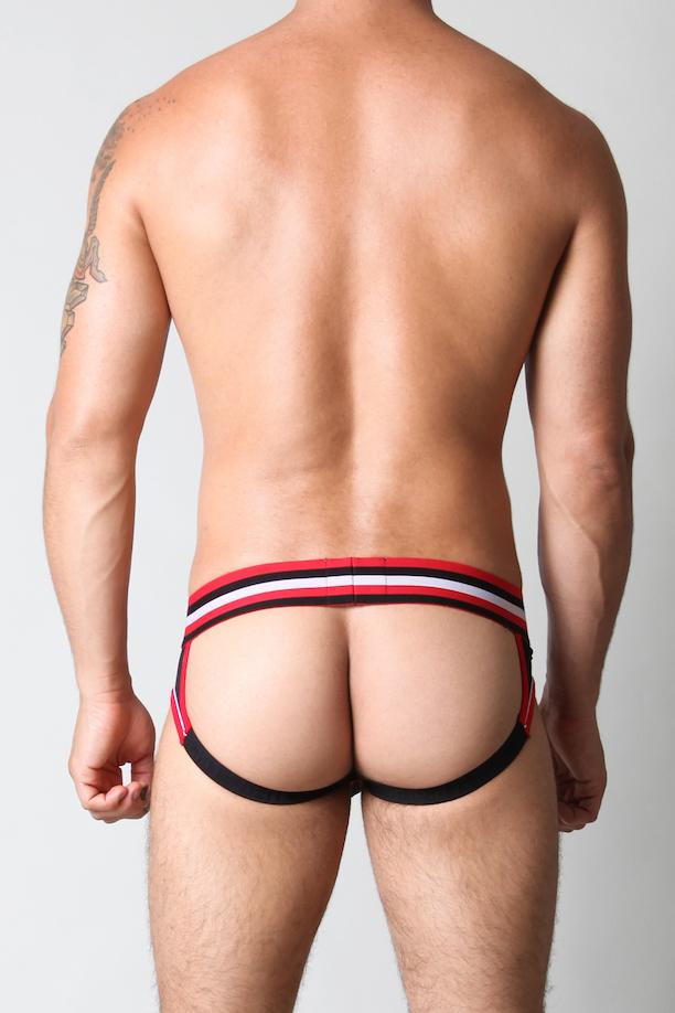 Cellblock 13 Red Interceptor Slingback Jockstrap