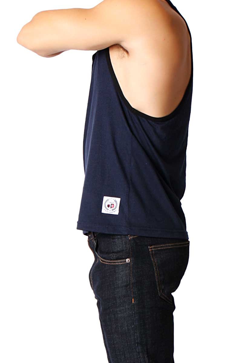 Timoteo Midnight Blue & Black Freedom Tank