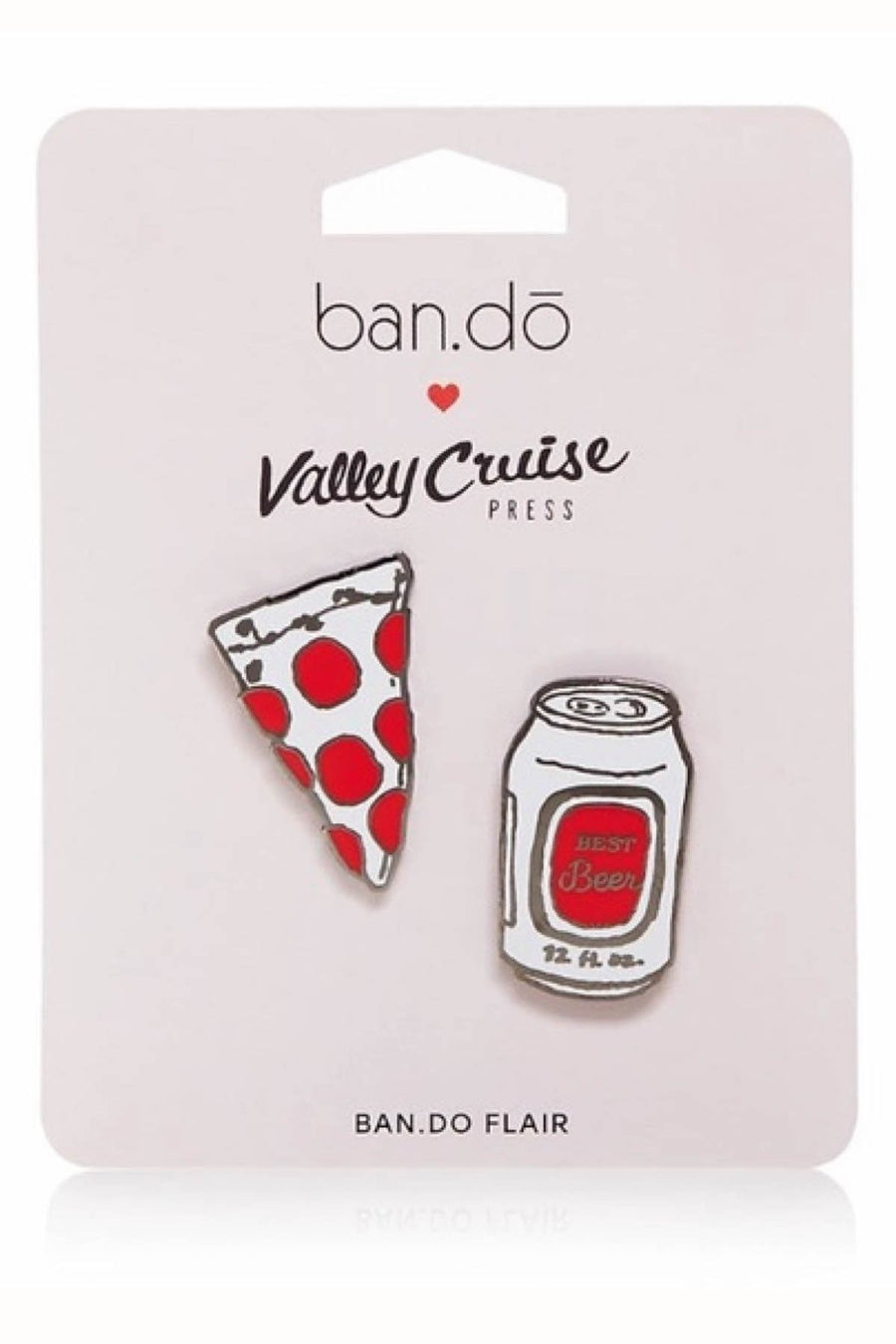 Ban.do Pizza & Beer 2pk Enamel Pins