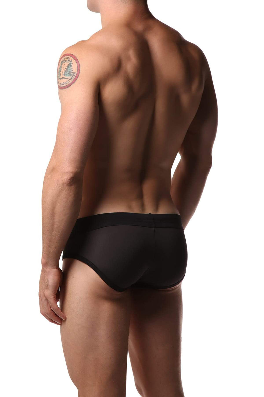 Freedom Reigns Black & Charcoal Swimwear