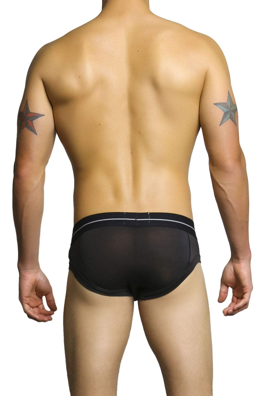 James Tudor Black Button Fly Brief