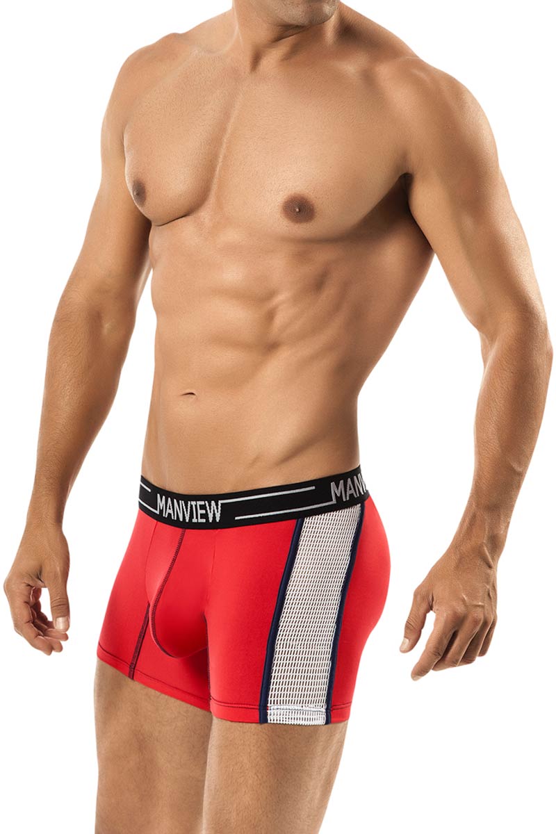 Manview Red Craven Microfiber Boxer