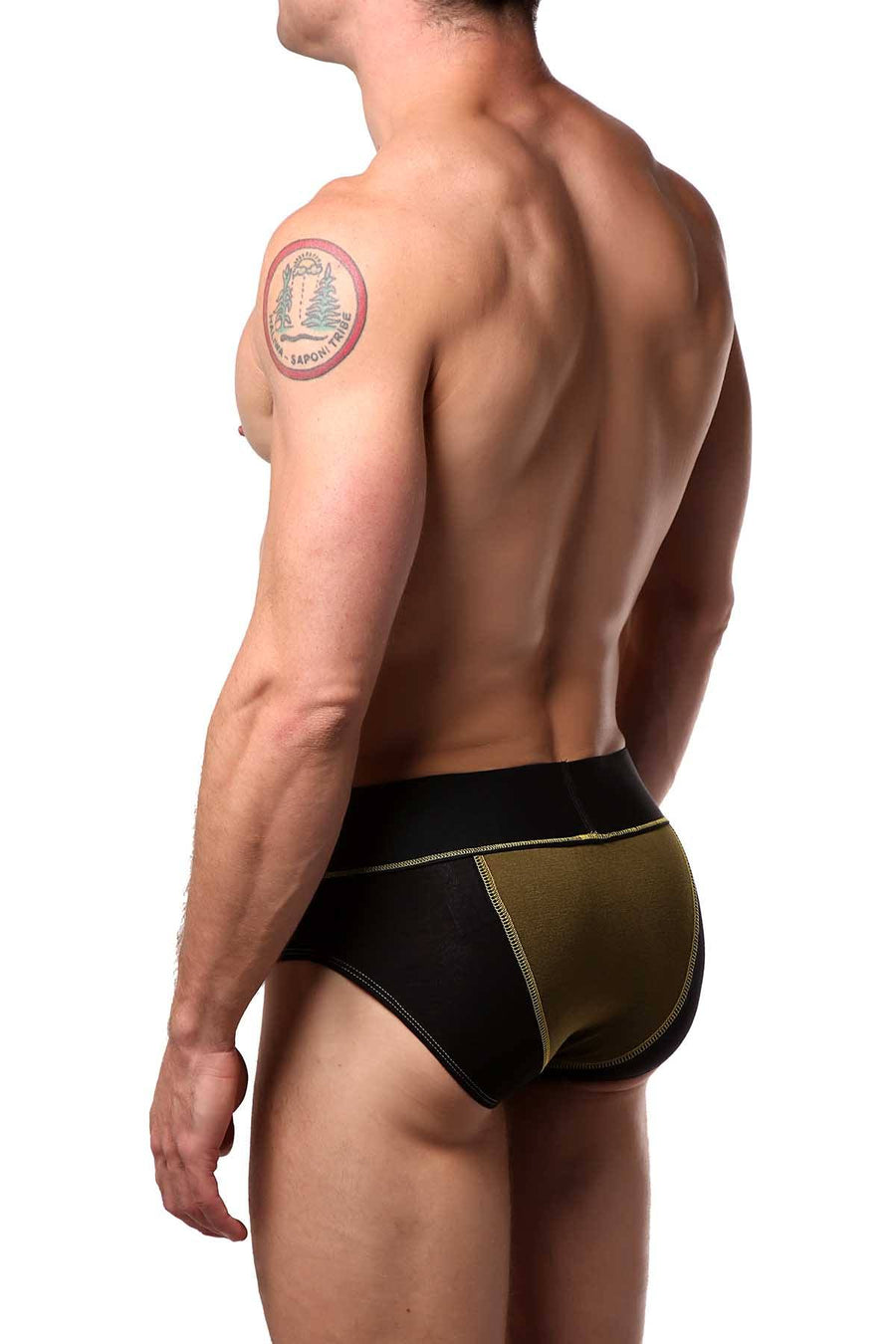 Thierry Army-Green Peepin High-Brief
