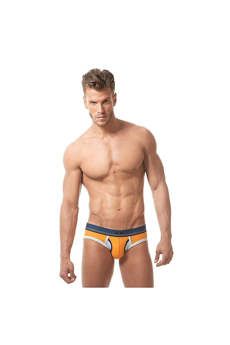 Gregg Homme Orange Sense Ribbed Modal Brief