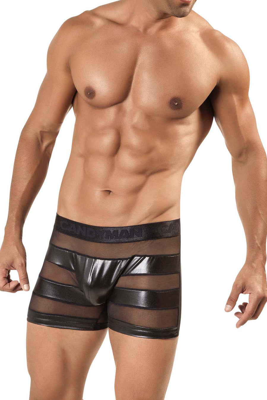 Candyman Black & Mesh Boxer Brief