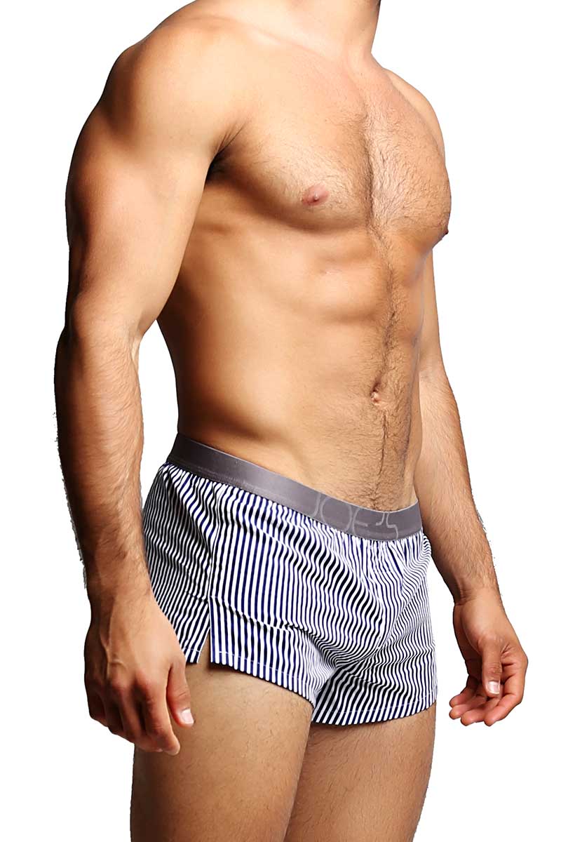 Joe's Jeans White & Navy Boxer Trunk