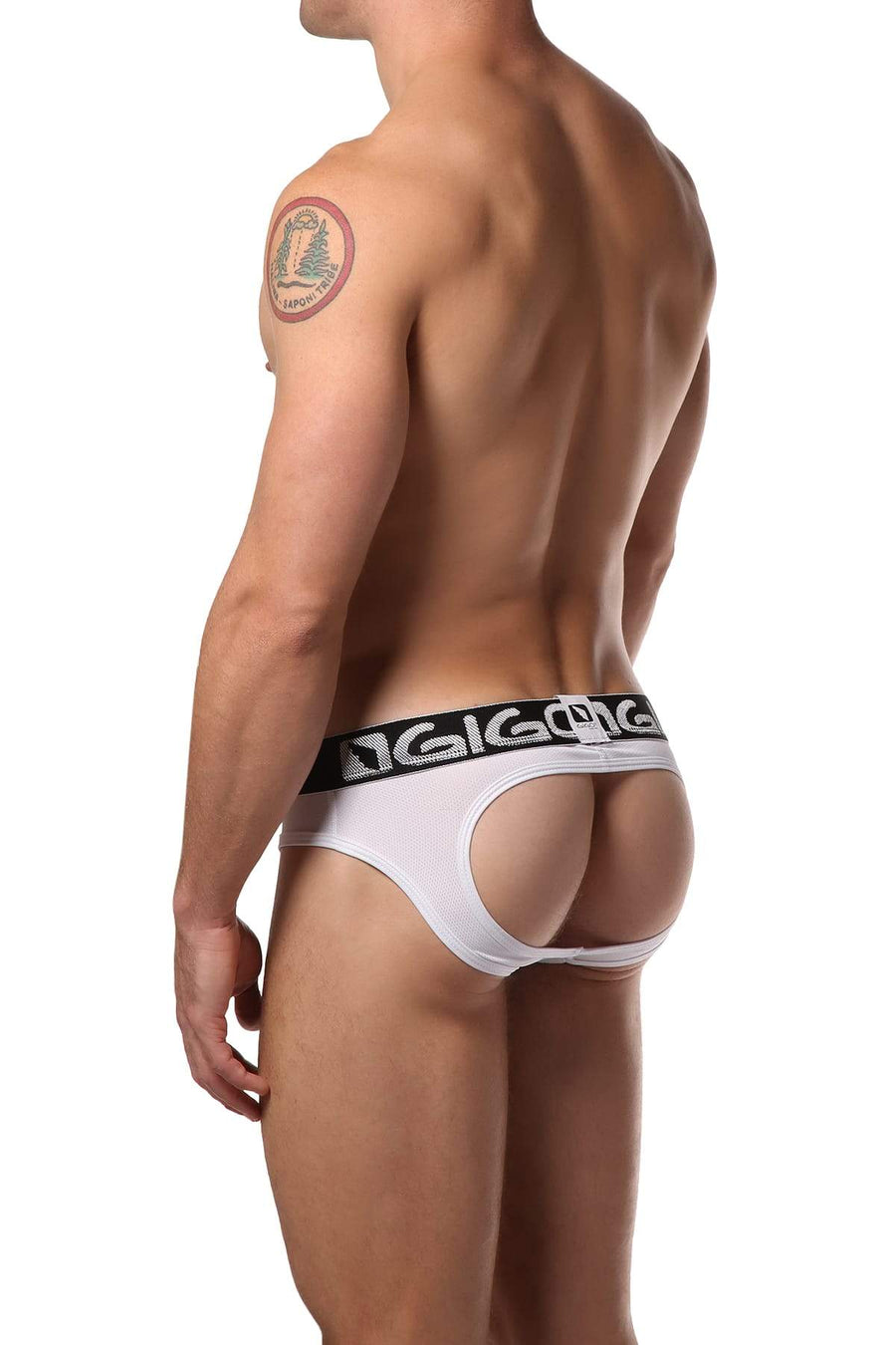 Gigo White Energy Jock Brief