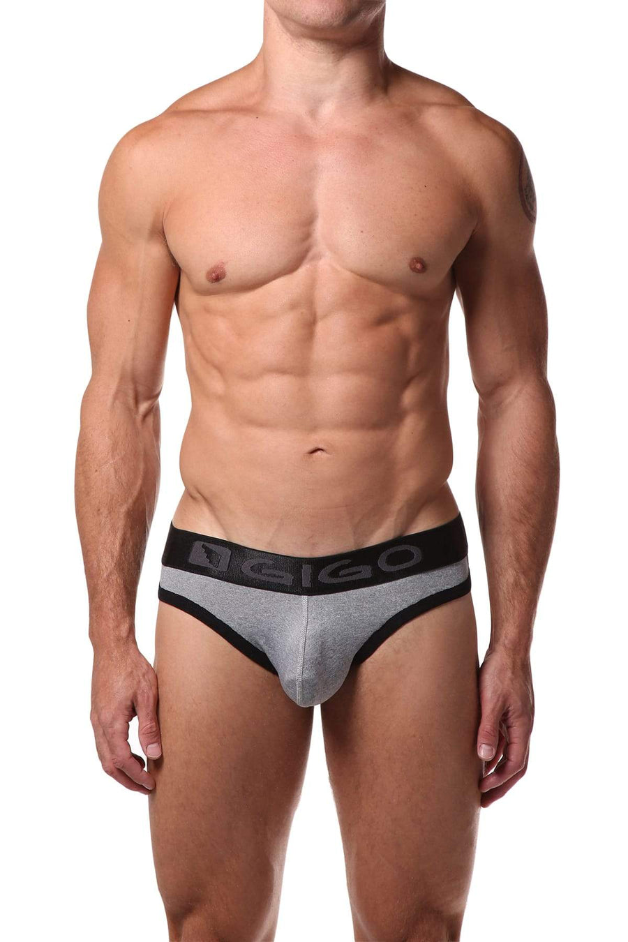 Gigo Pattern Grey G-String