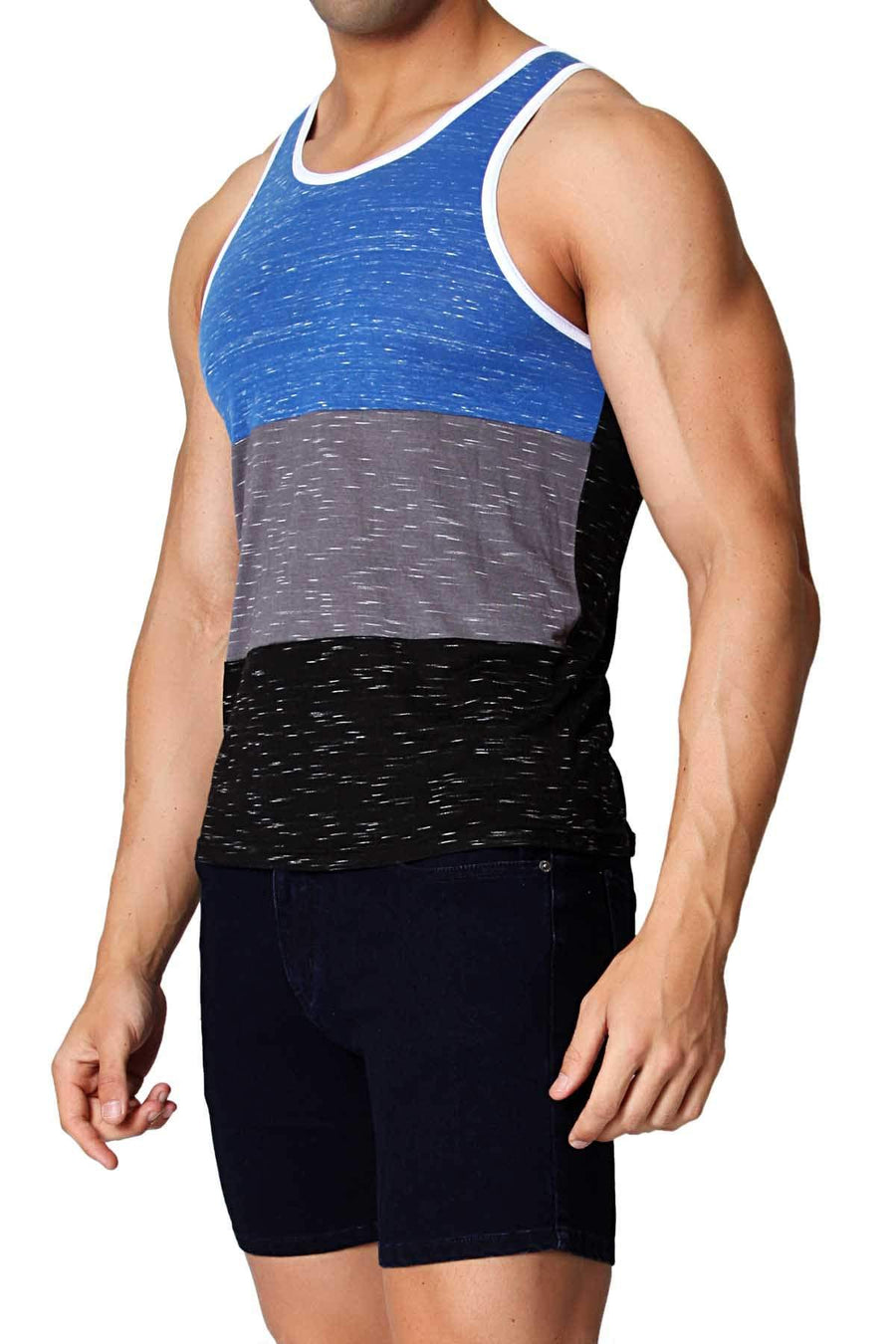Timoteo Grey & Black Morro Bay Tank