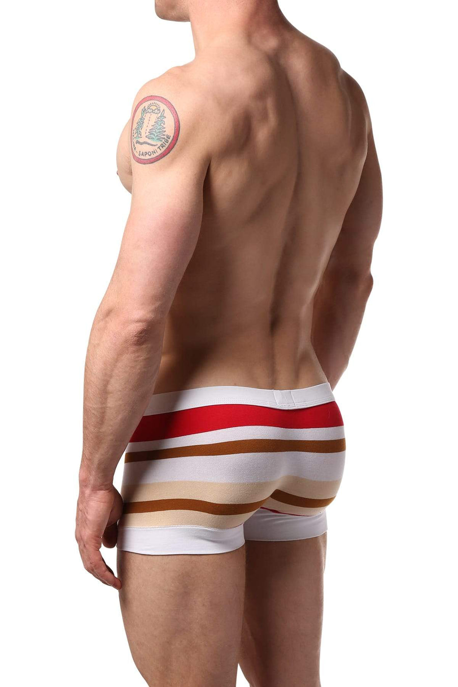 Manview Brown Striped Trunk
