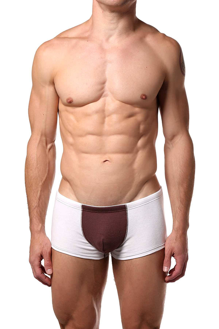 Baskit Brown-Stone Action Cool Sawed-Off Brief-Trunk