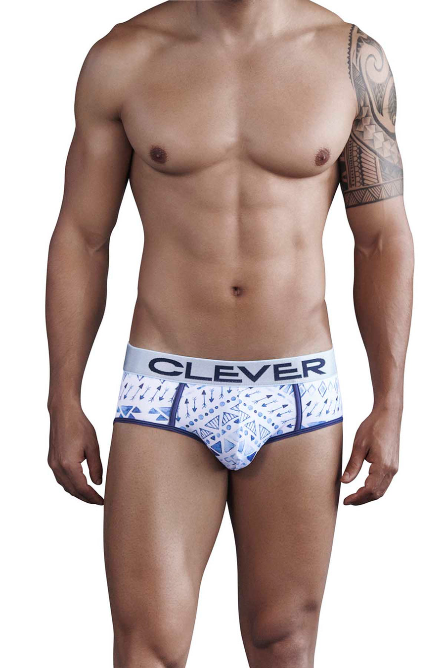 Clever Dark Blue Scandinavian Piping Brief