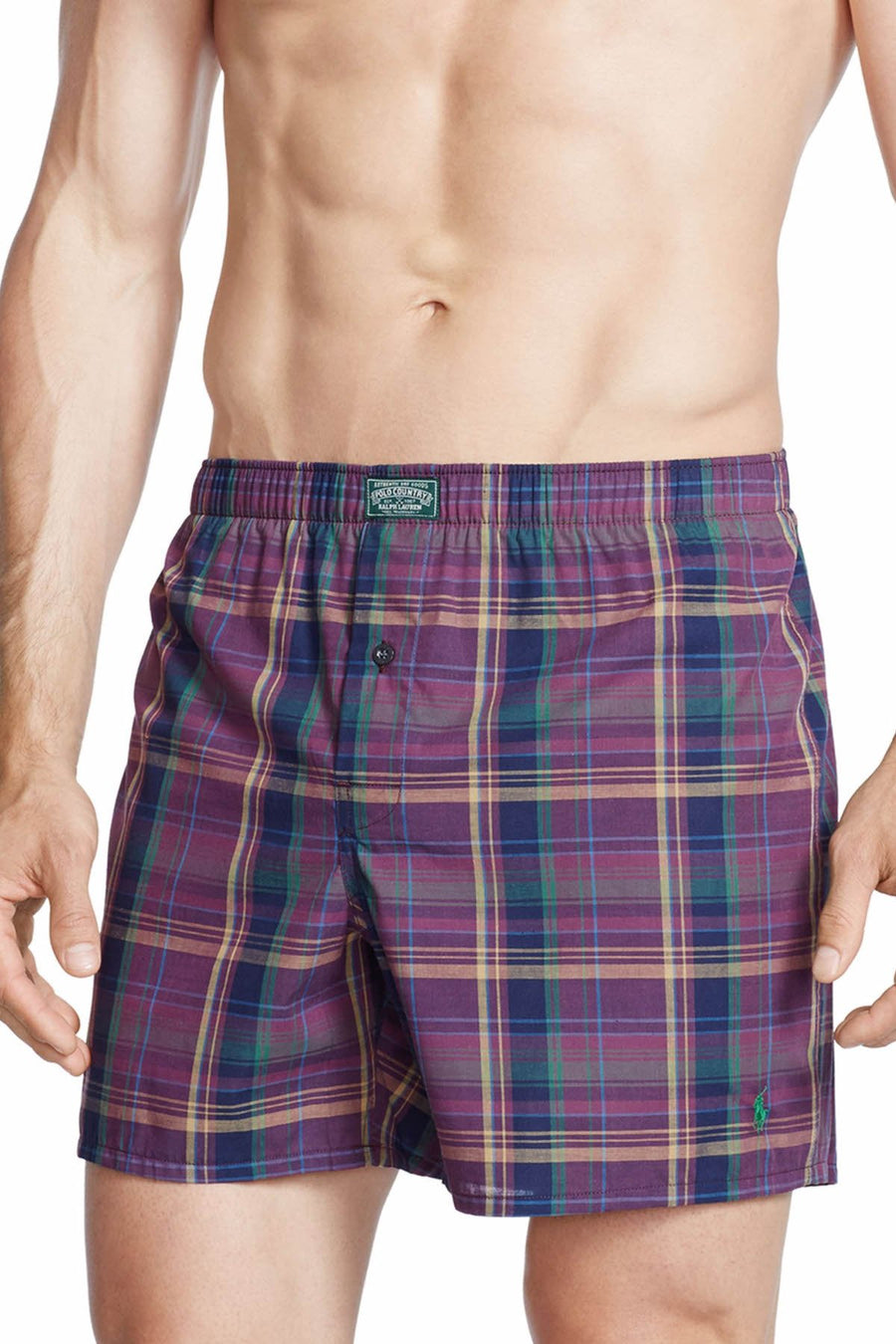 Polo Ralph Lauren Holborn-Plaid Woven Boxer Short